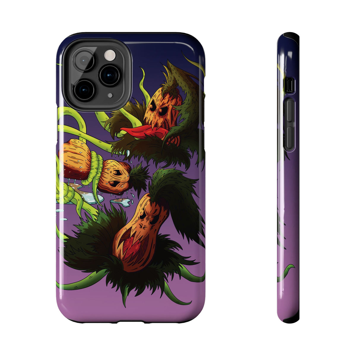 Pumpkin Gremvine Purple Gradient Tough Phone Case