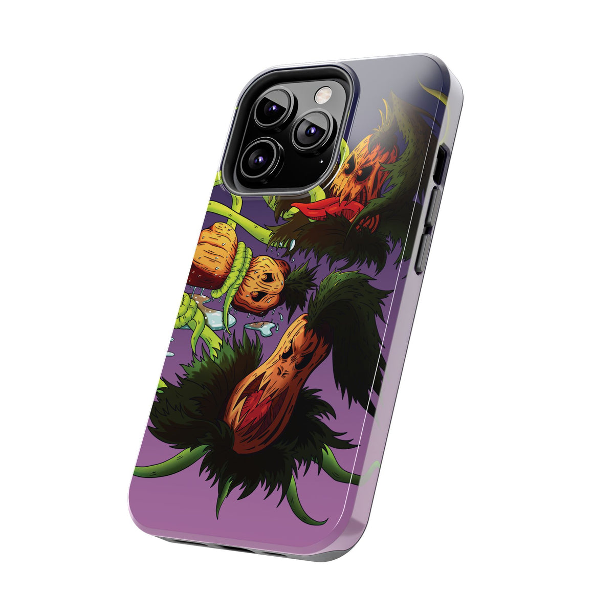 Pumpkin Gremvine Purple Gradient Tough Phone Case