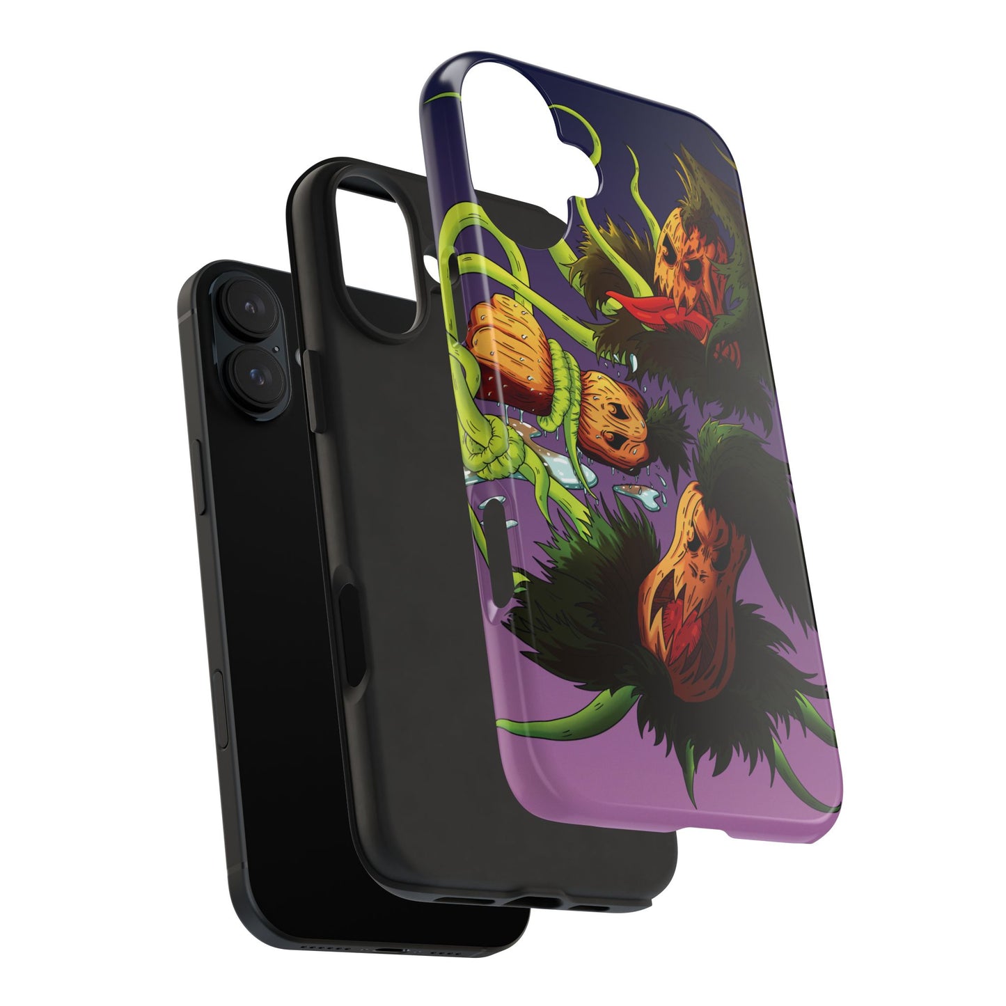 Pumpkin Gremvine Purple Gradient Tough Phone Case