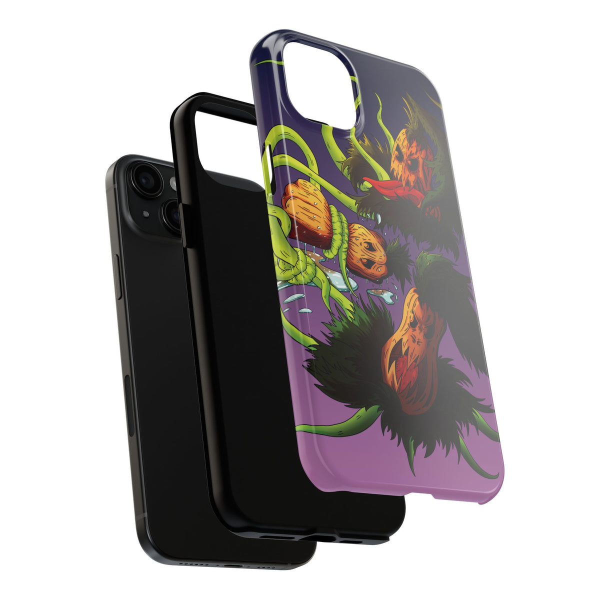 Pumpkin Gremvine Purple Gradient Tough Phone Case