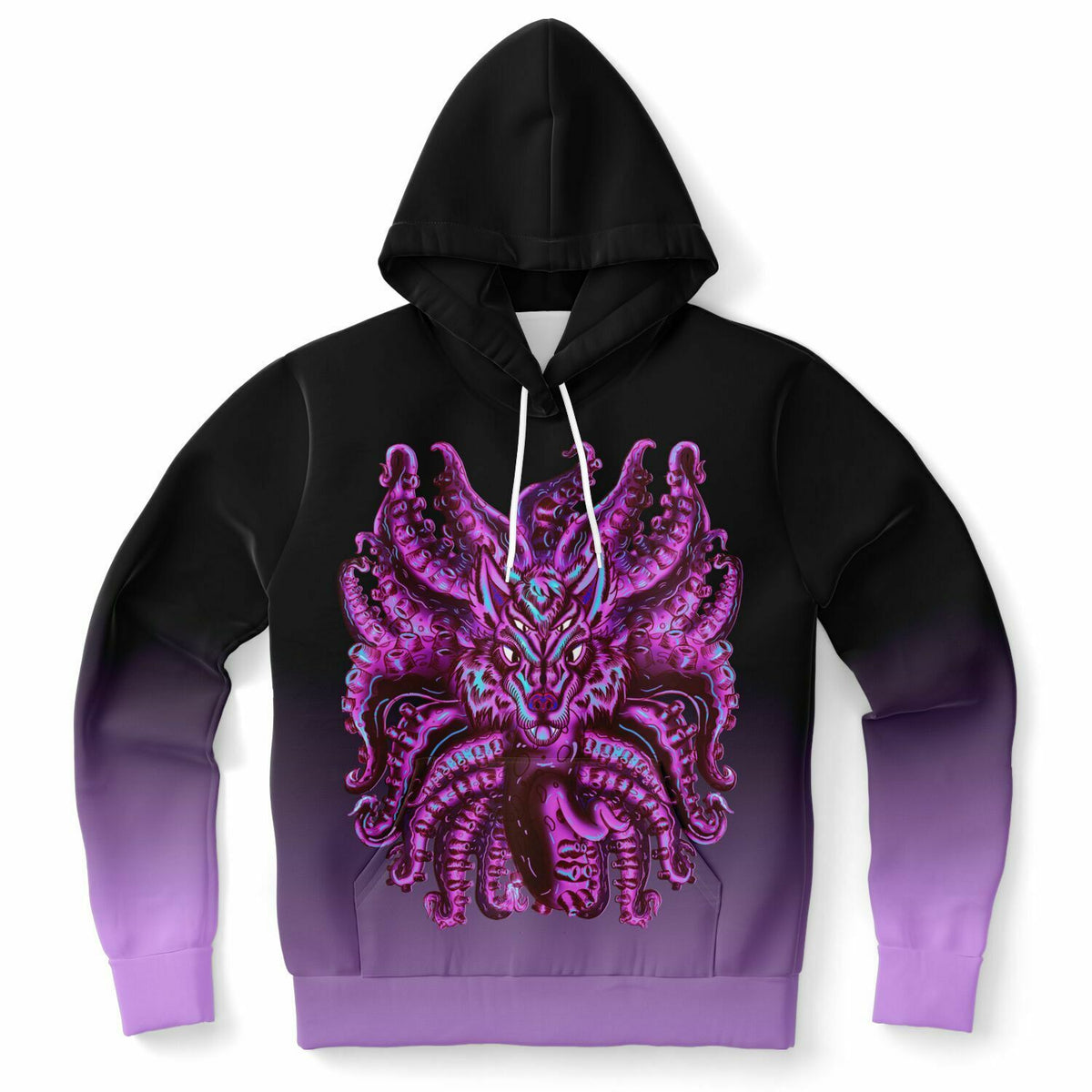 Cotton Candy Wolf Tulu Athletic Hoodie