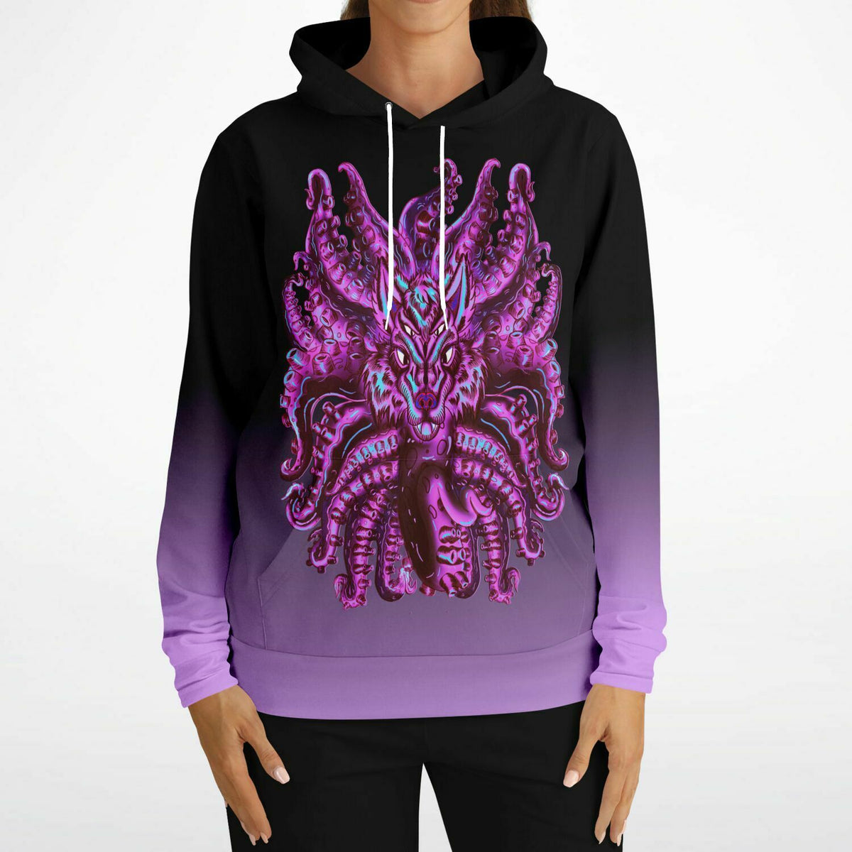 Cotton Candy Wolf Tulu Athletic Hoodie