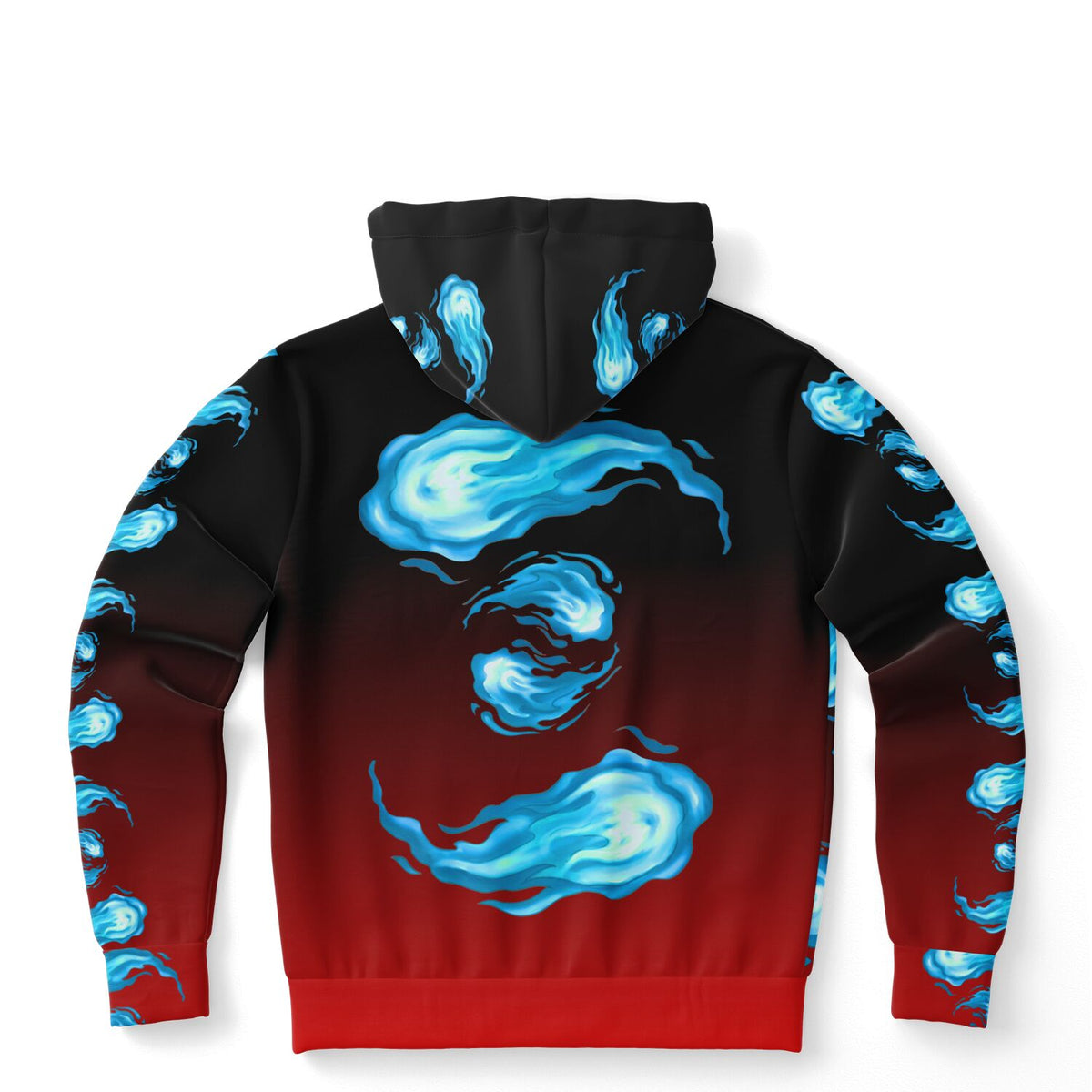 AMCThorn Art Flamesplosion Hoodie with Red Gradient