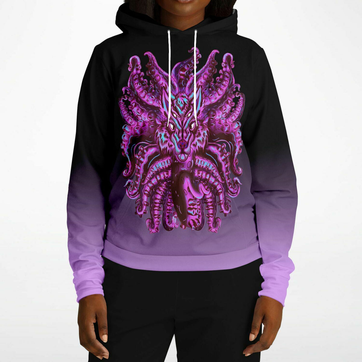 Cotton Candy Wolf Tulu Athletic Hoodie