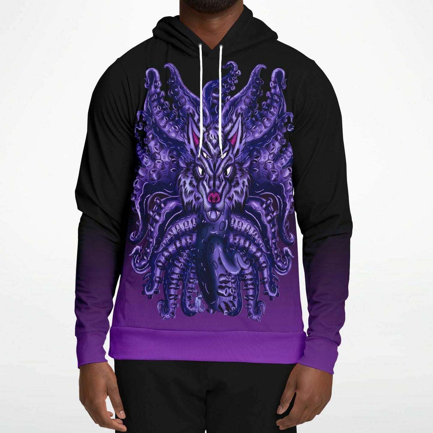 Deep Purple Wolf Tulu Athletic Hoodie
