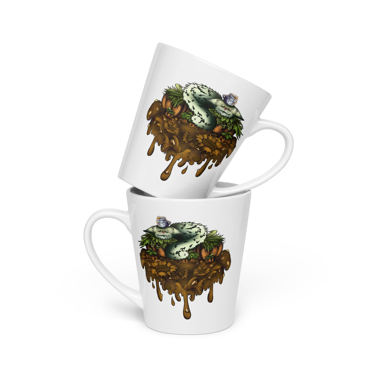 Pumpkin Spice Kitten Latte mug