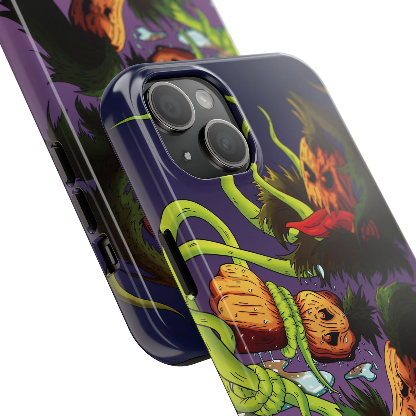 Pumpkin Gremvine Purple Gradient Tough Phone Case