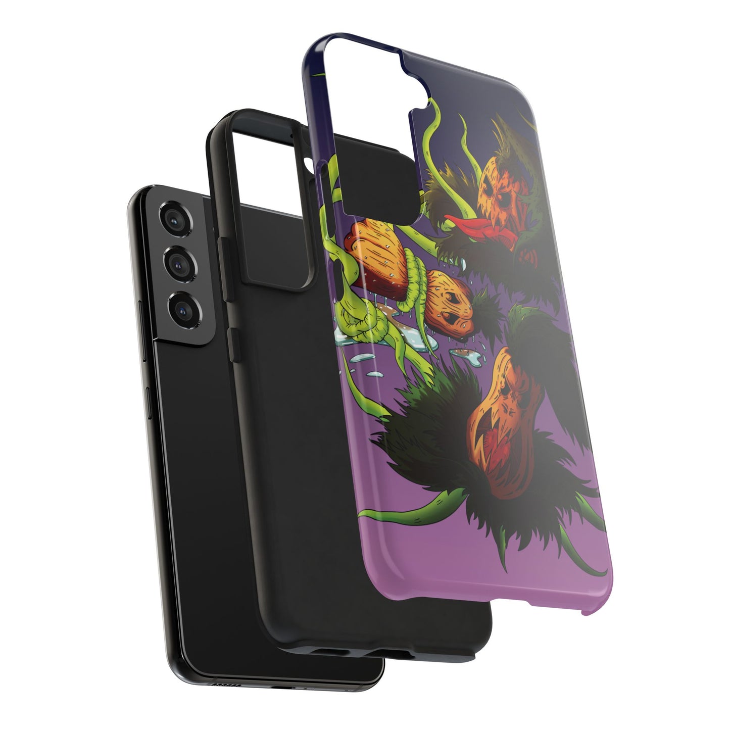 Pumpkin Gremvine Purple Gradient Tough Phone Case