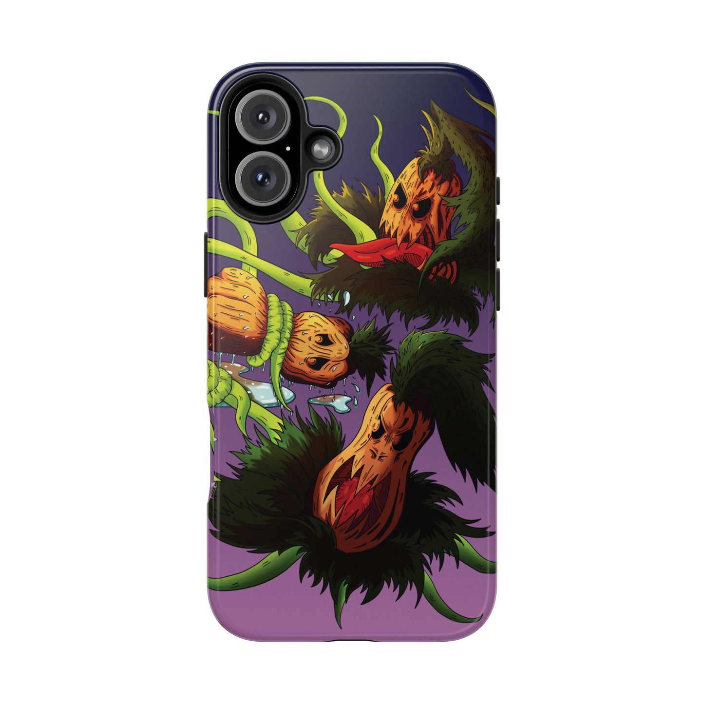 Pumpkin Gremvine Purple Gradient Tough Phone Case