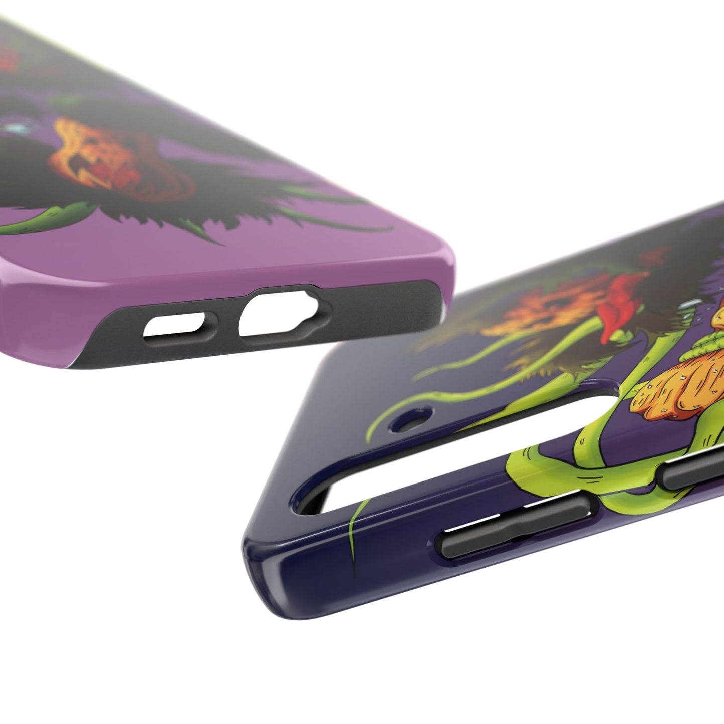 Pumpkin Gremvine Purple Gradient Tough Phone Case