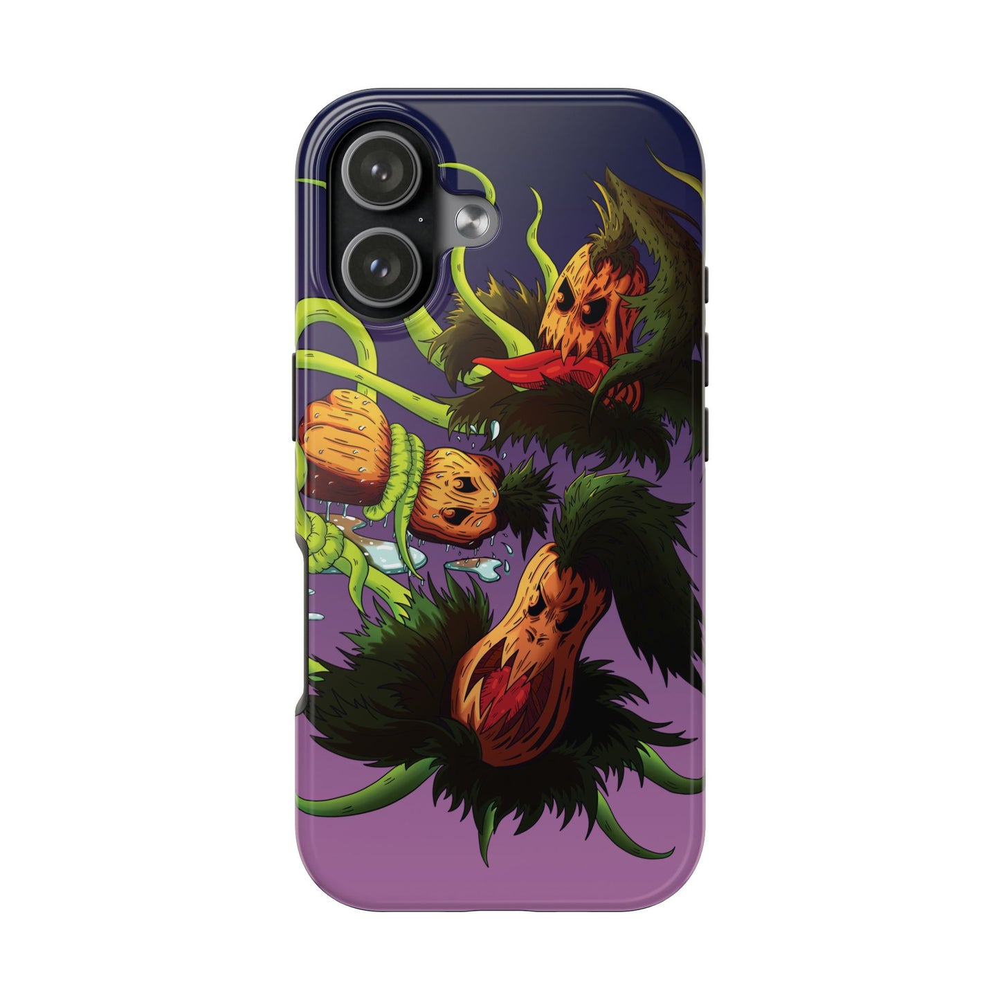 Pumpkin Gremvine Purple Gradient Tough Phone Case