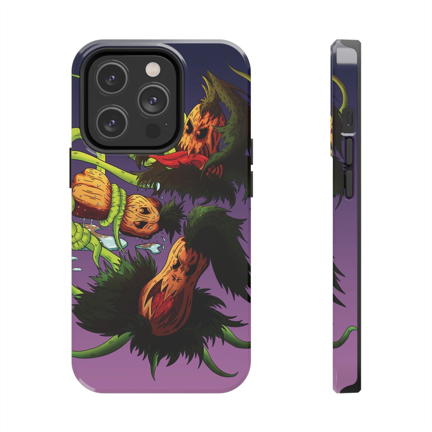 Pumpkin Gremvine Purple Gradient Tough Phone Case