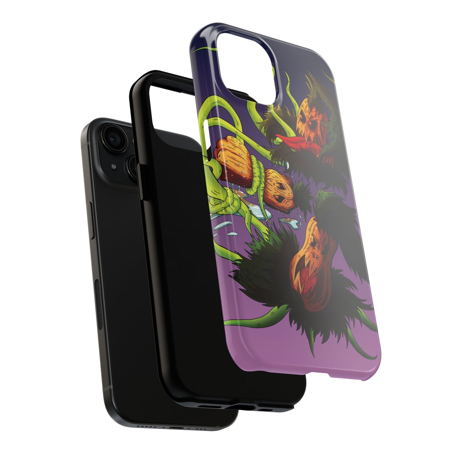 Pumpkin Gremvine Purple Gradient Tough Phone Case