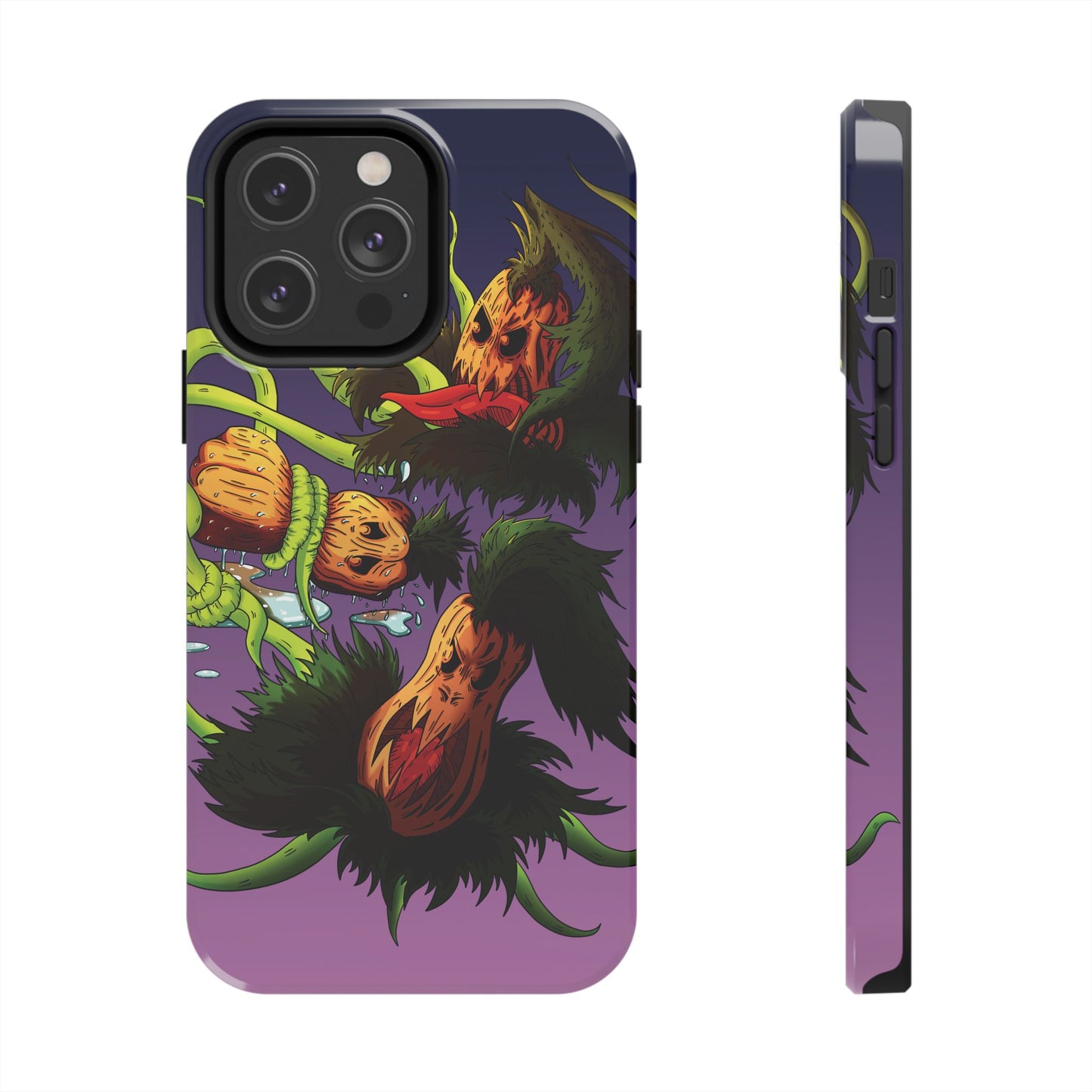 Pumpkin Gremvine Purple Gradient Tough Phone Case