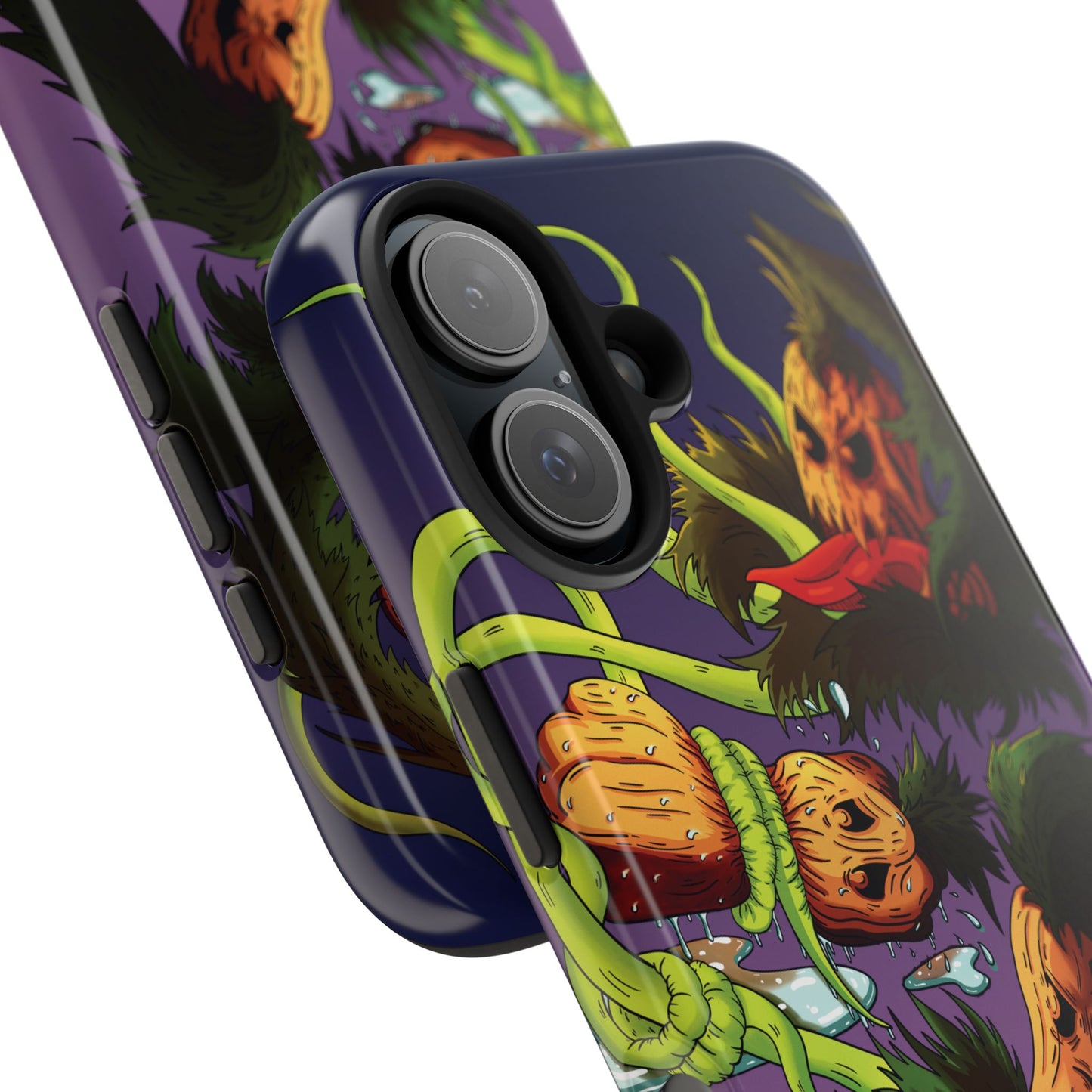 Pumpkin Gremvine Purple Gradient Tough Phone Case