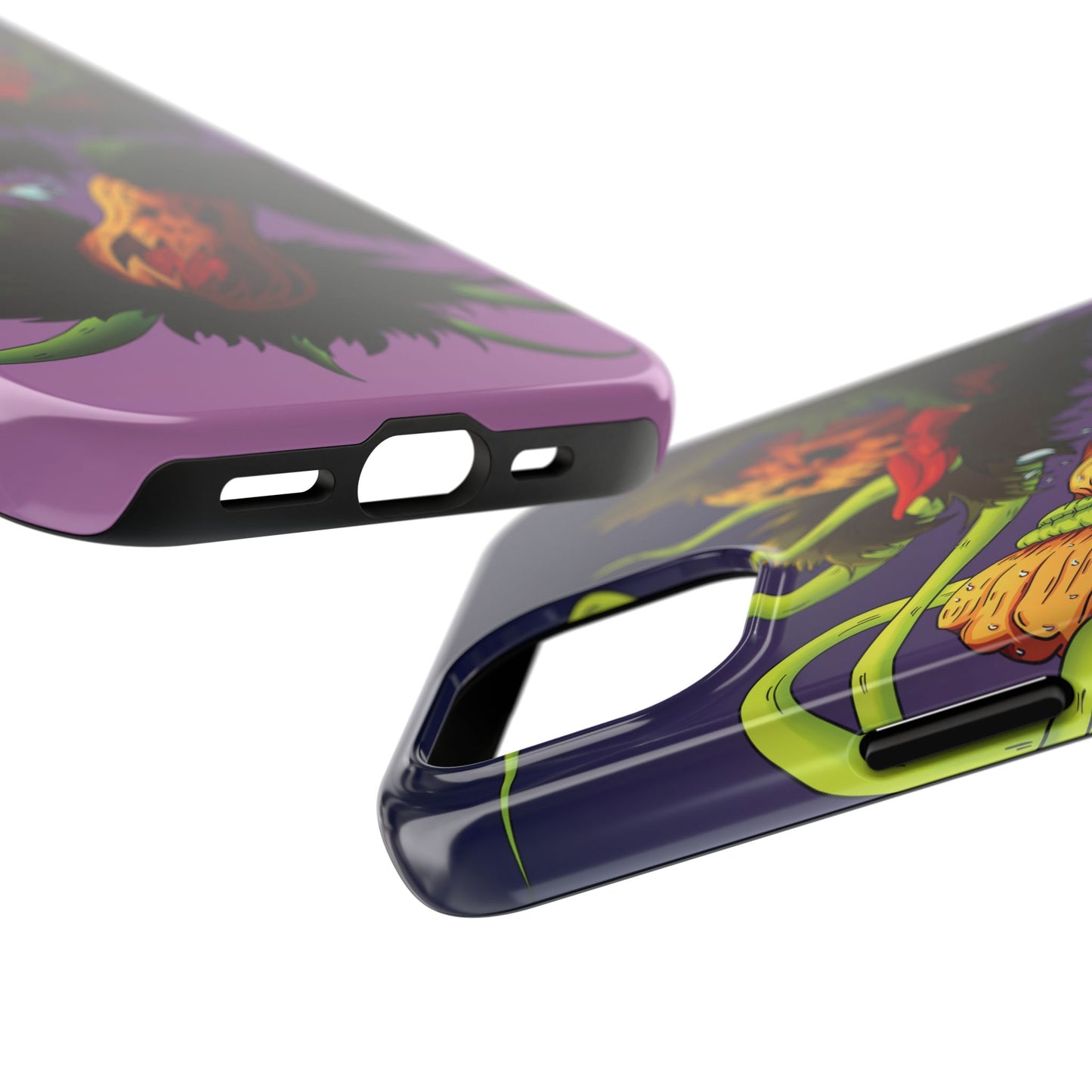 Pumpkin Gremvine Purple Gradient Tough Phone Case