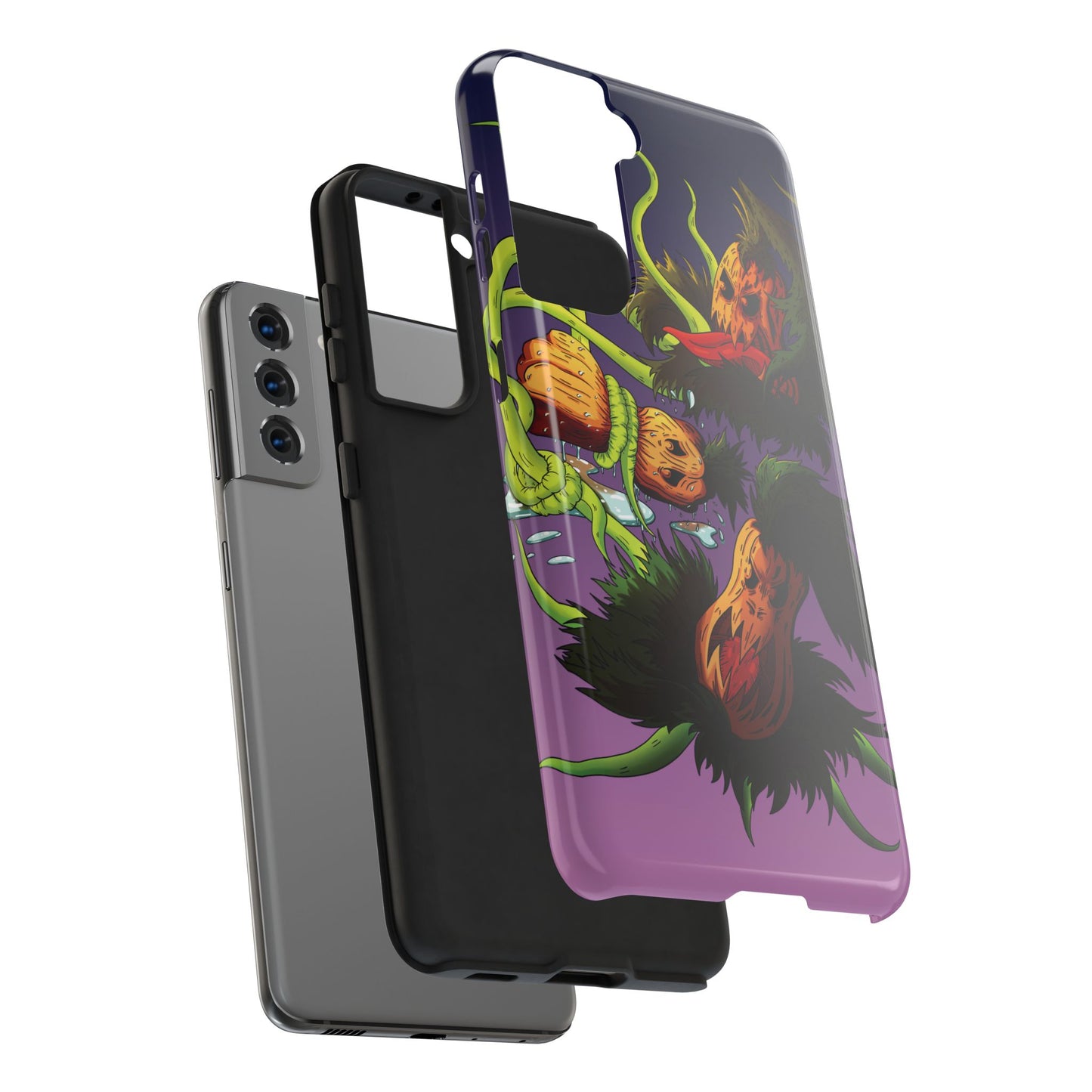 Pumpkin Gremvine Purple Gradient Tough Phone Case