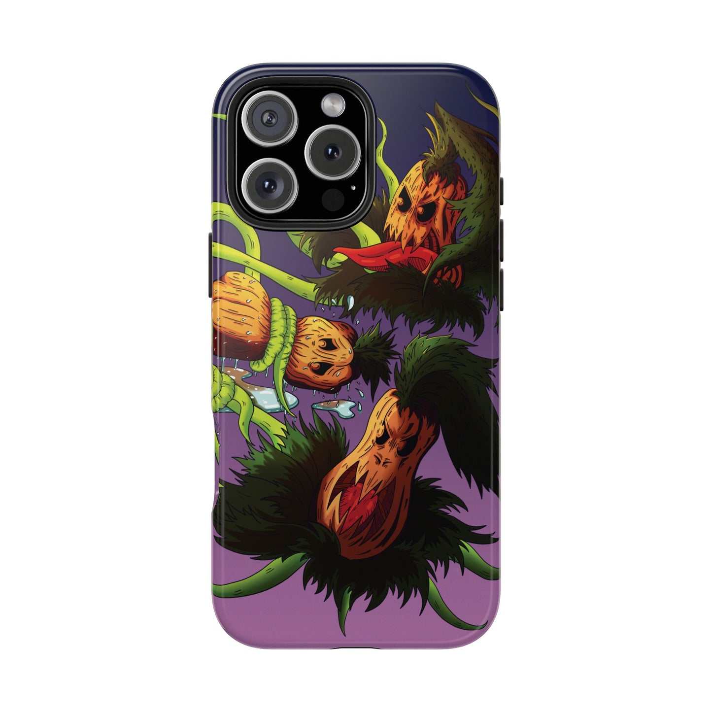 Pumpkin Gremvine Purple Gradient Tough Phone Case