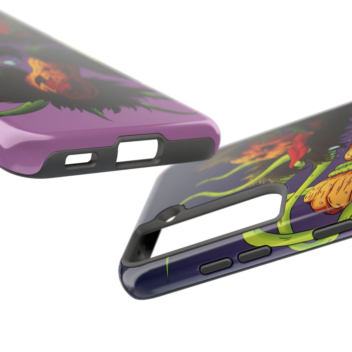 Pumpkin Gremvine Purple Gradient Tough Phone Case