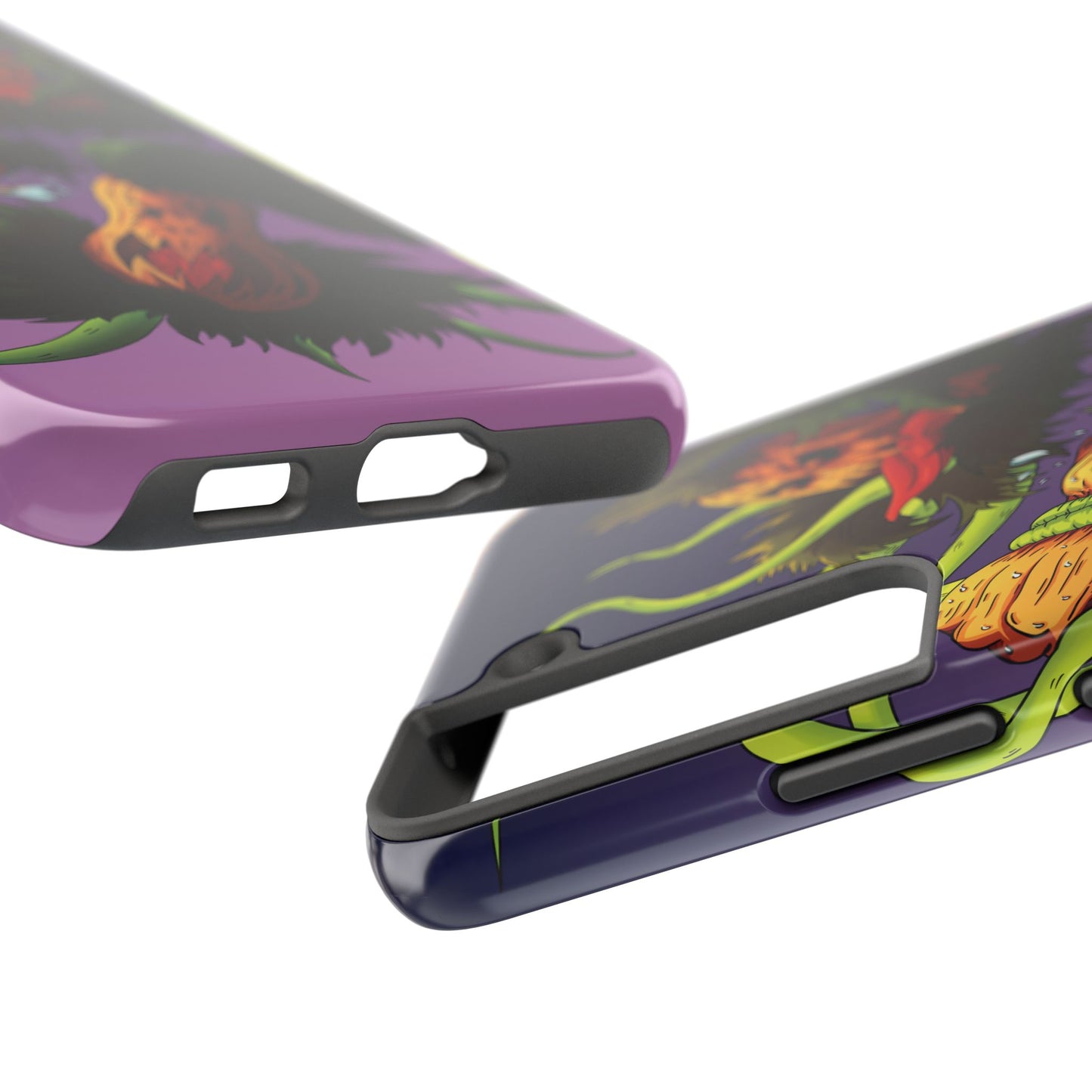 Pumpkin Gremvine Purple Gradient Tough Phone Case