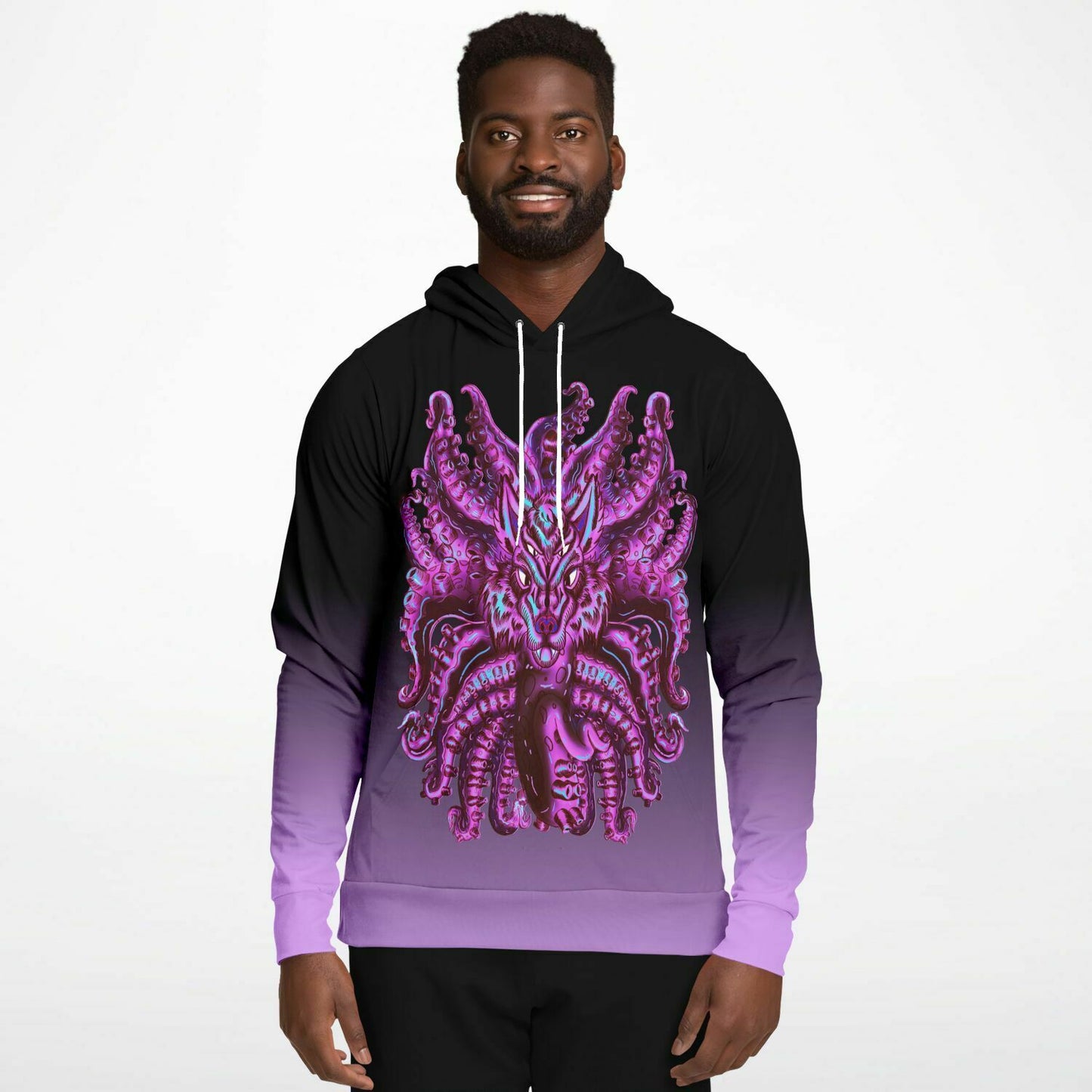 Cotton Candy Wolf Tulu Athletic Hoodie