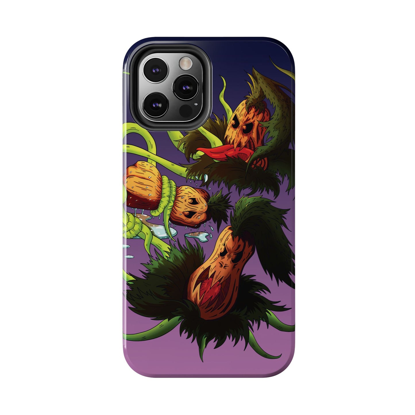 Pumpkin Gremvine Purple Gradient Tough Phone Case