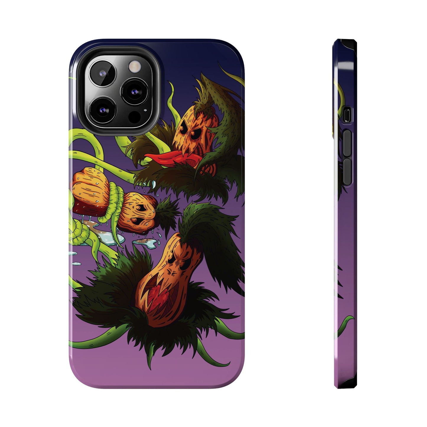 Pumpkin Gremvine Purple Gradient Tough Phone Case