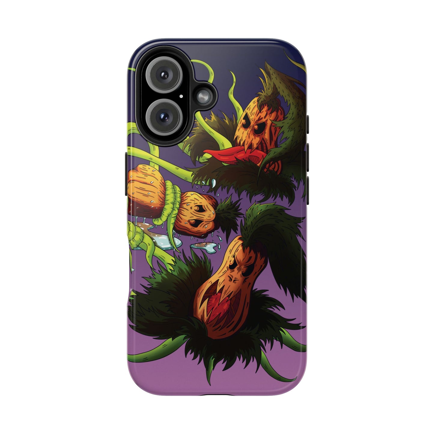 Pumpkin Gremvine Purple Gradient Tough Phone Case