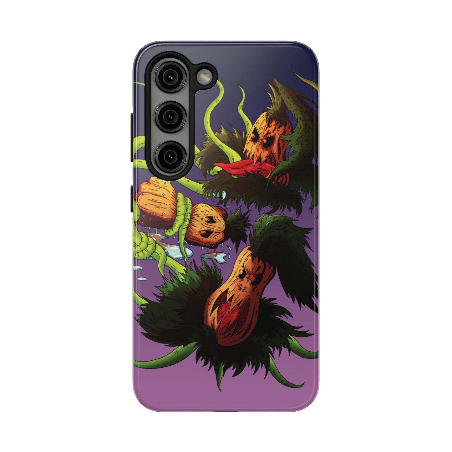 Pumpkin Gremvine Purple Gradient Tough Phone Case