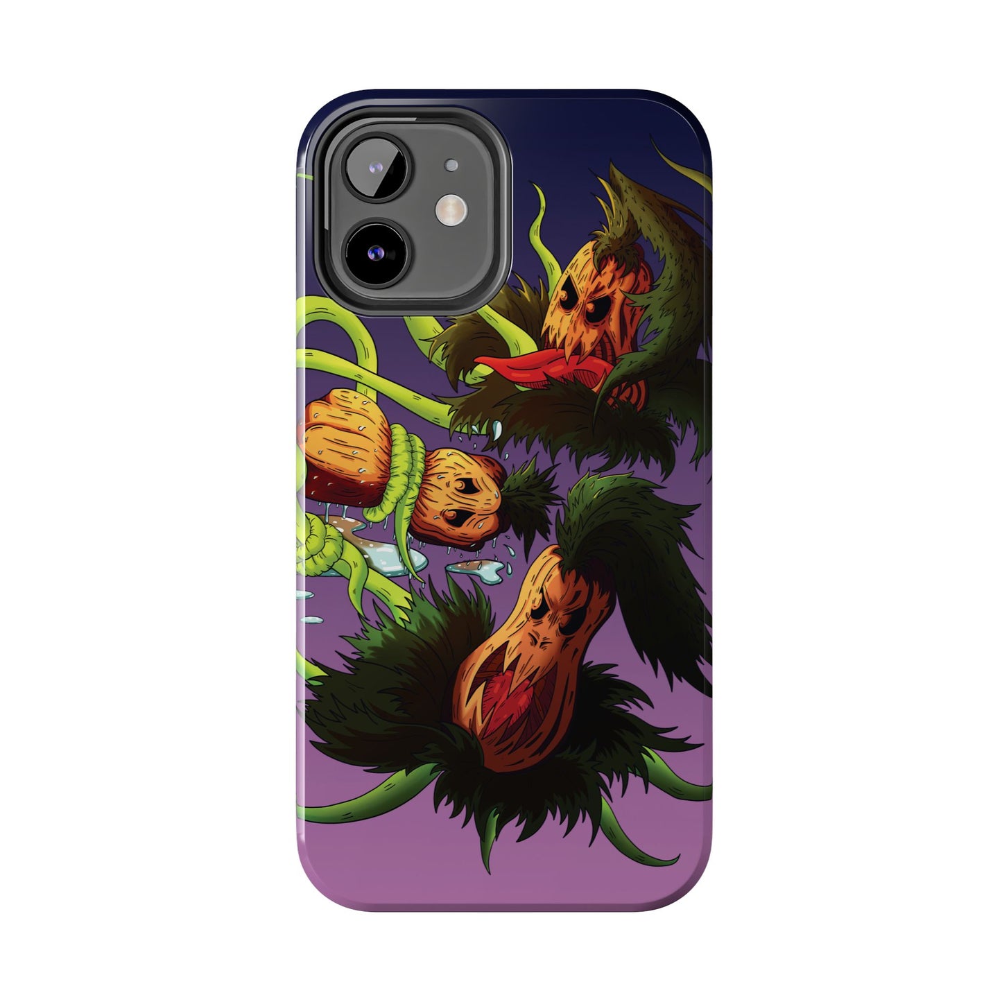 Pumpkin Gremvine Purple Gradient Tough Phone Case