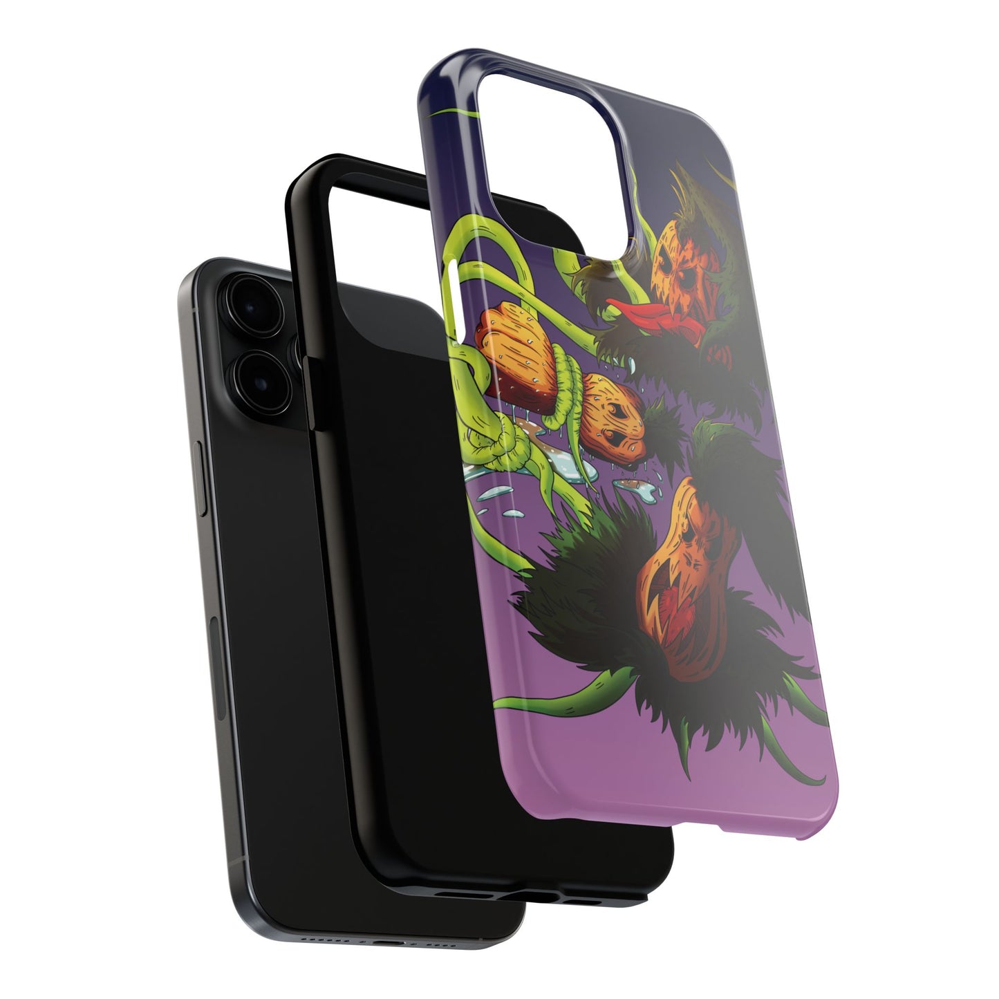 Pumpkin Gremvine Purple Gradient Tough Phone Case