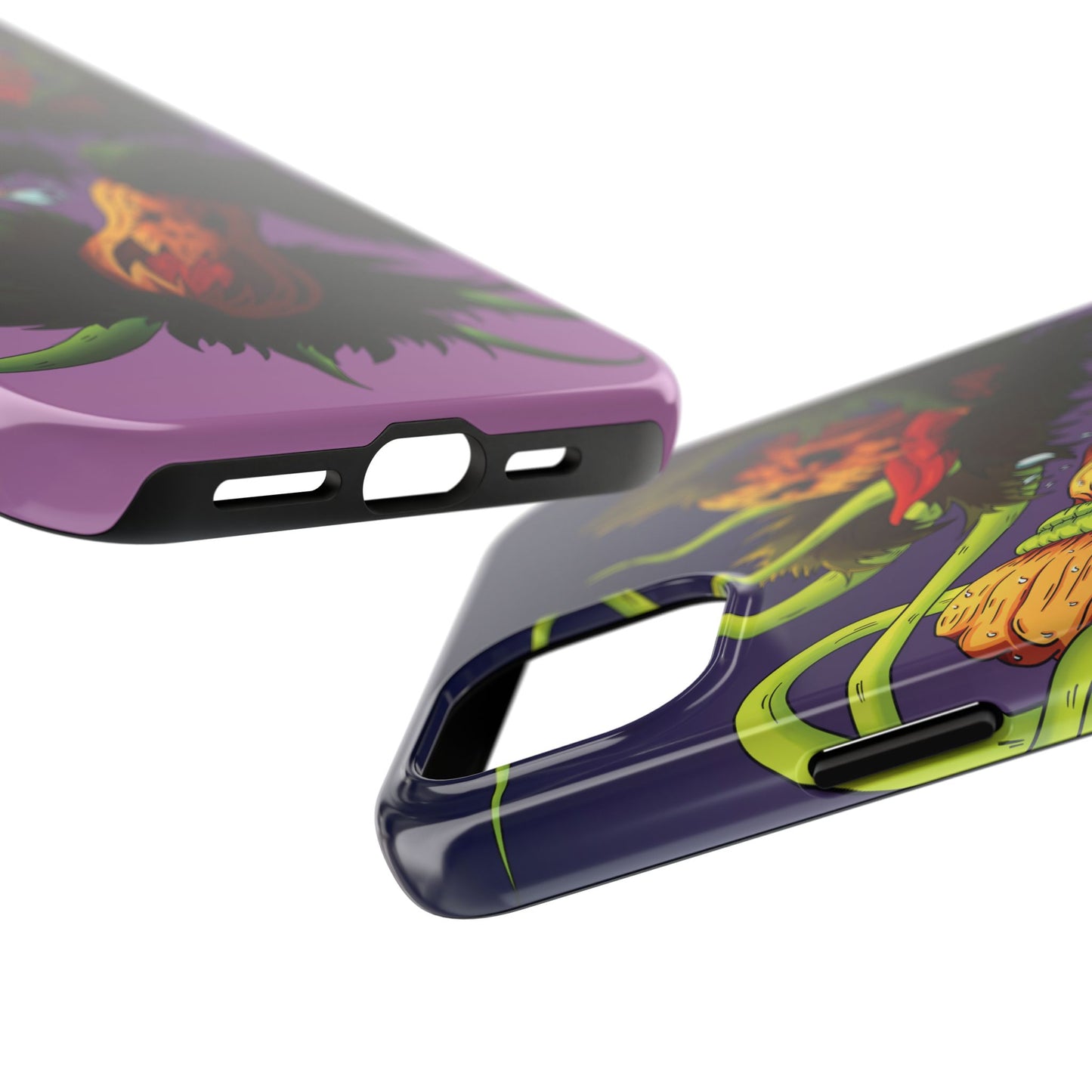 Pumpkin Gremvine Purple Gradient Tough Phone Case