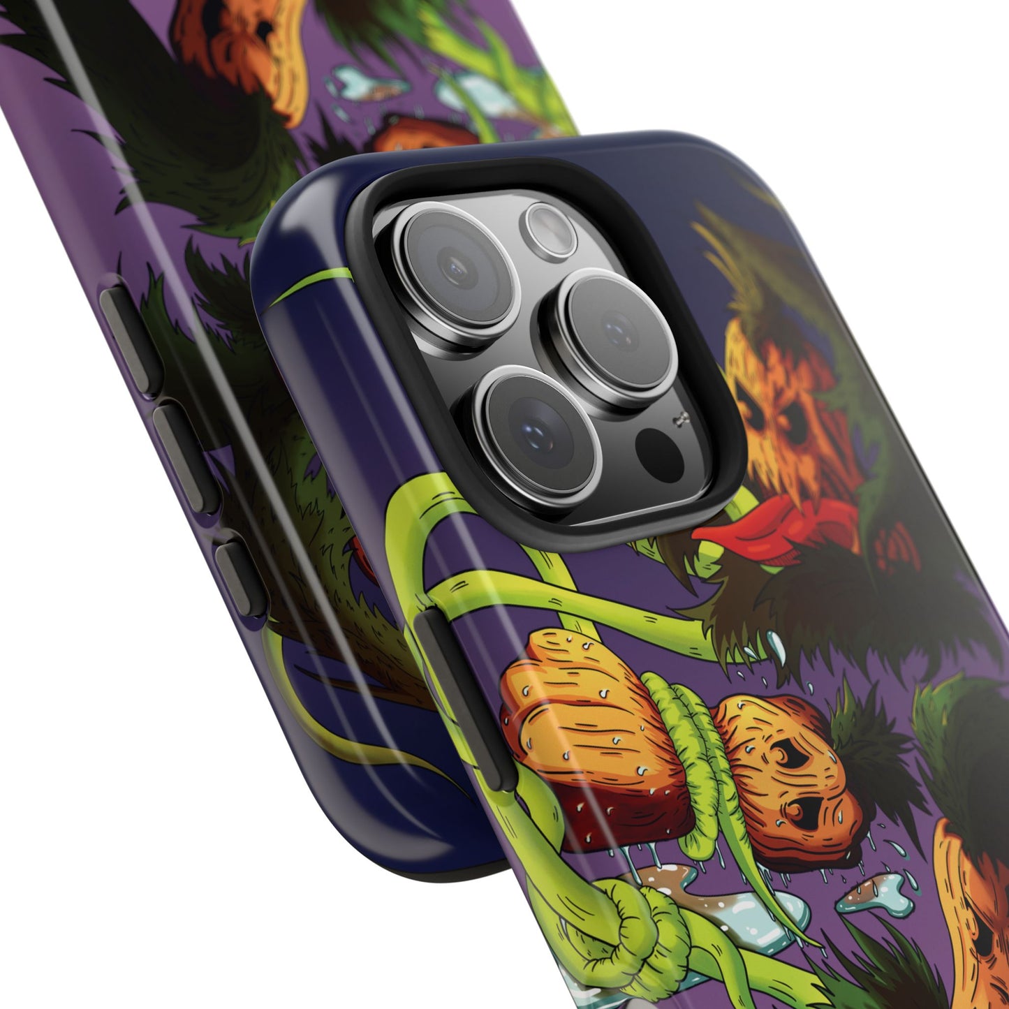 Pumpkin Gremvine Purple Gradient Tough Phone Case
