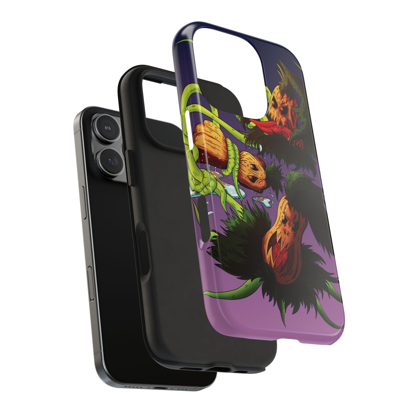Pumpkin Gremvine Purple Gradient Tough Phone Case