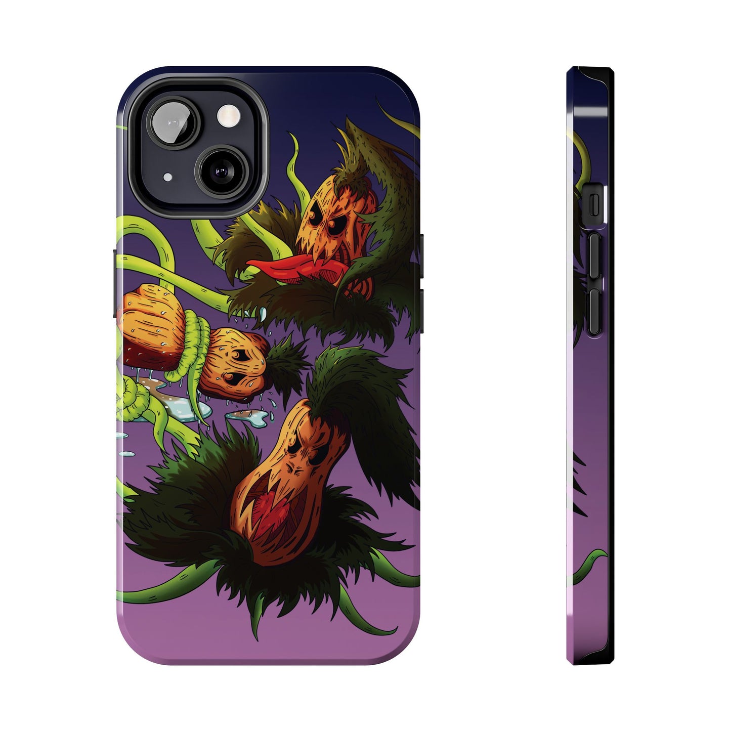 Pumpkin Gremvine Purple Gradient Tough Phone Case