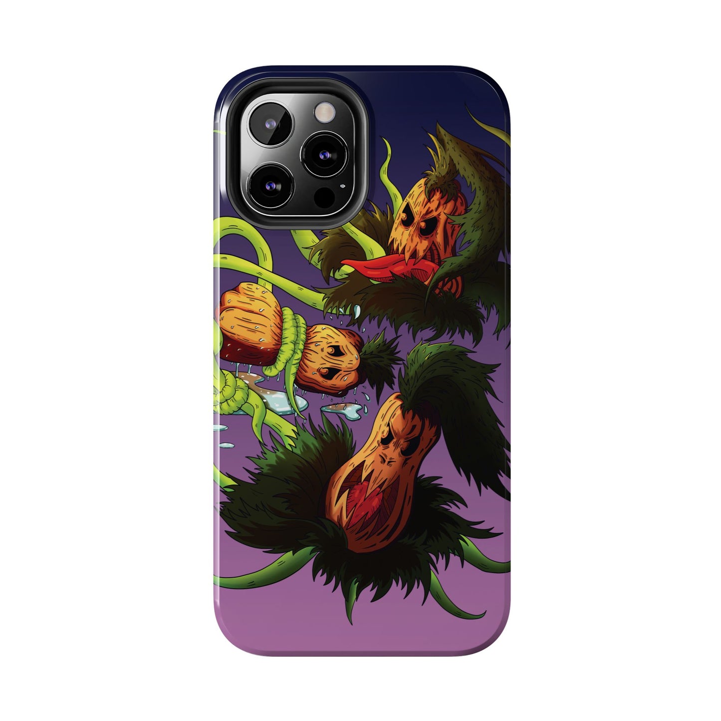 Pumpkin Gremvine Purple Gradient Tough Phone Case