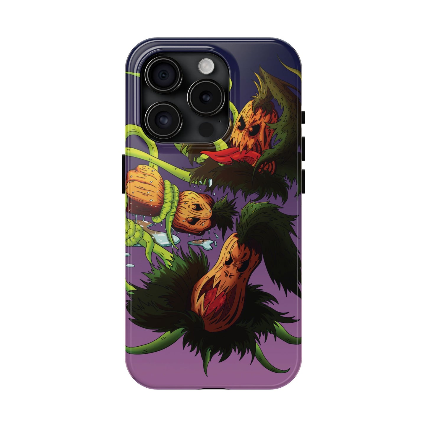 Pumpkin Gremvine Purple Gradient Tough Phone Case