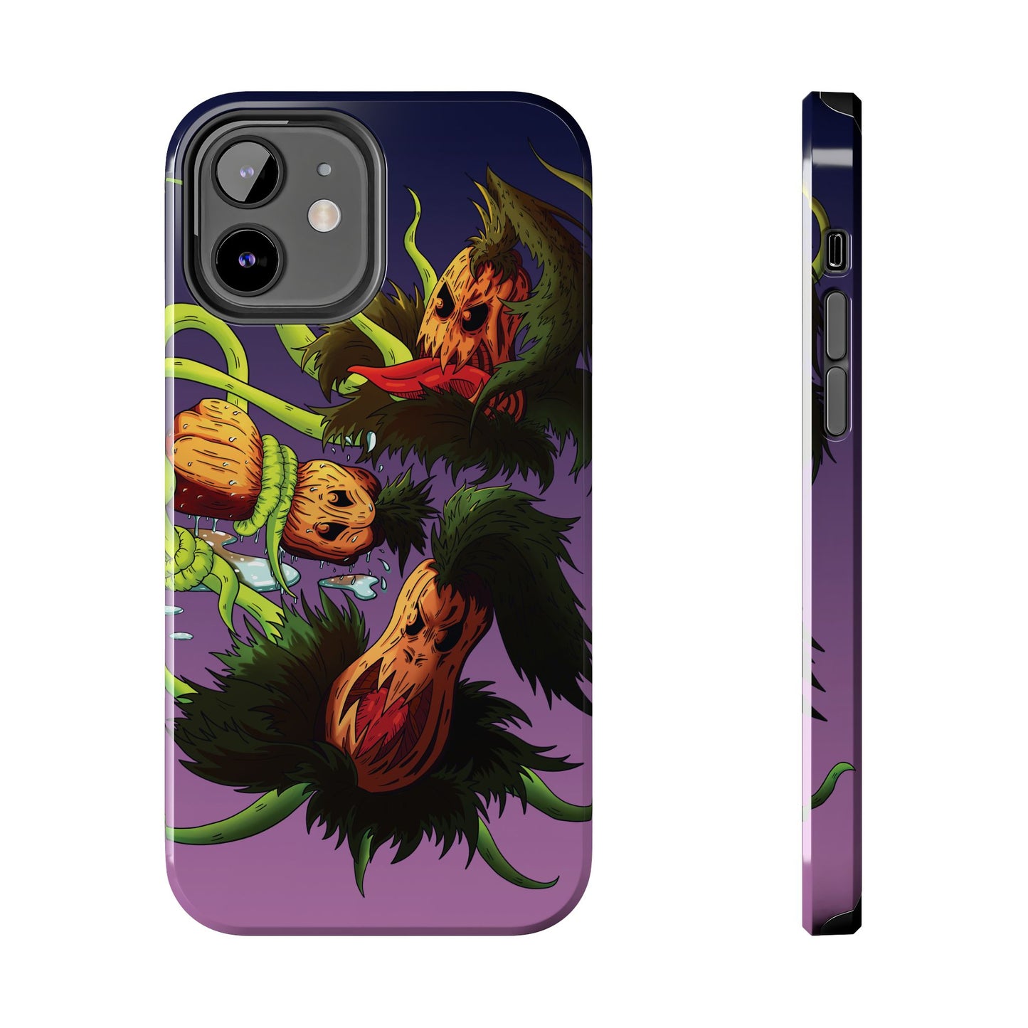 Pumpkin Gremvine Purple Gradient Tough Phone Case