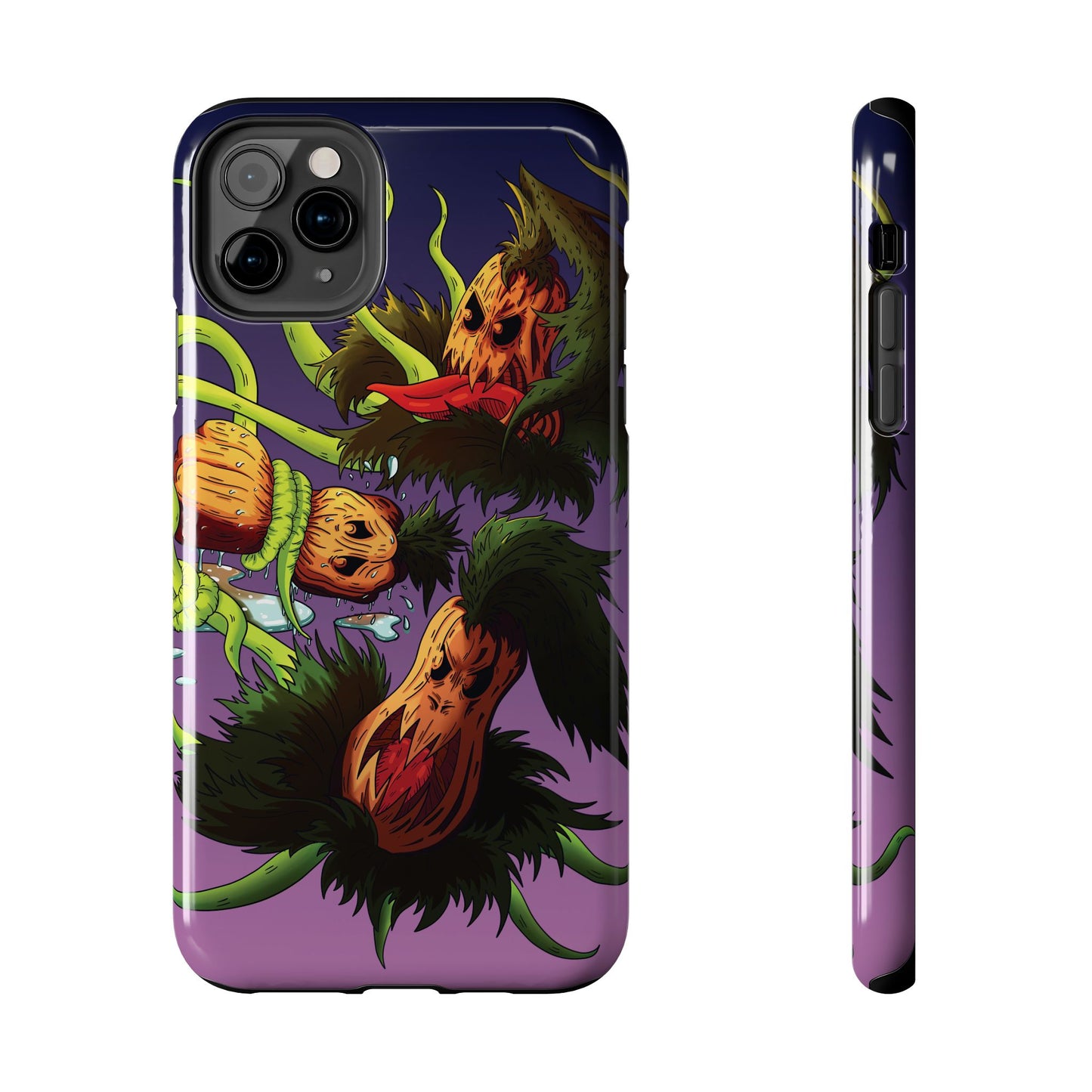 Pumpkin Gremvine Purple Gradient Tough Phone Case