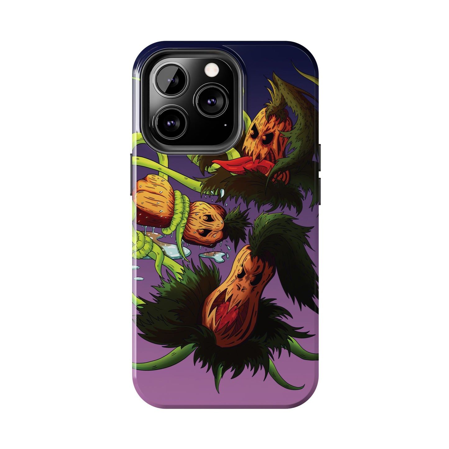 Pumpkin Gremvine Purple Gradient Tough Phone Case