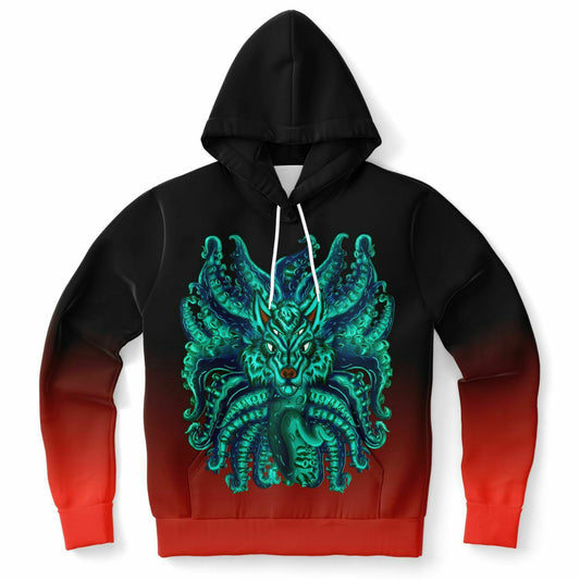 Turquoise Wolf Tulu Athletic Hoodie