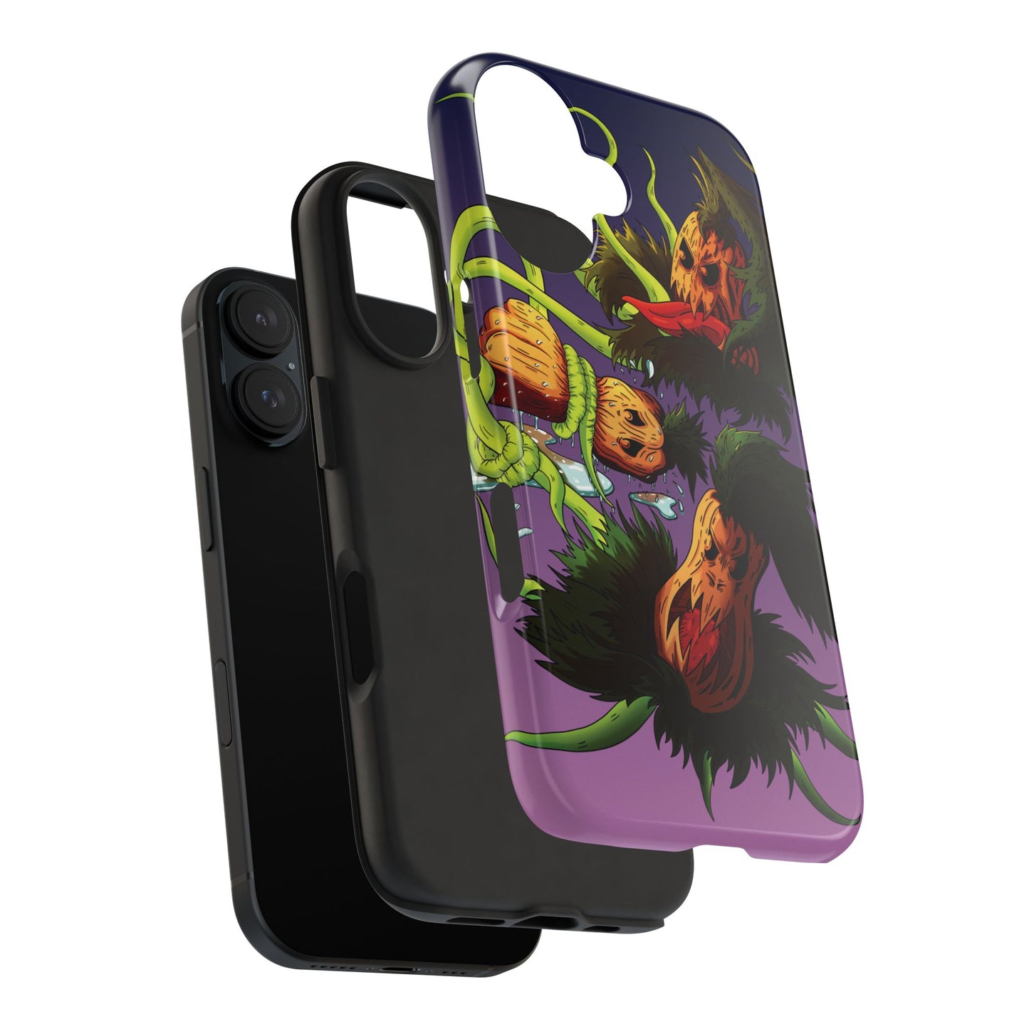 Pumpkin Gremvine Purple Gradient Tough Phone Case