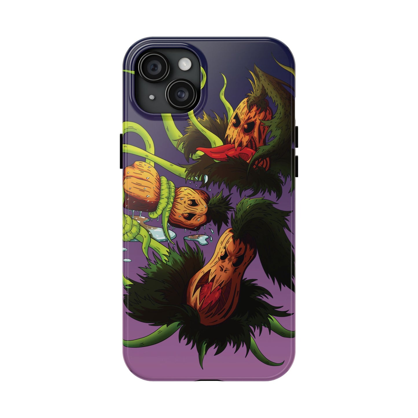 Pumpkin Gremvine Purple Gradient Tough Phone Case