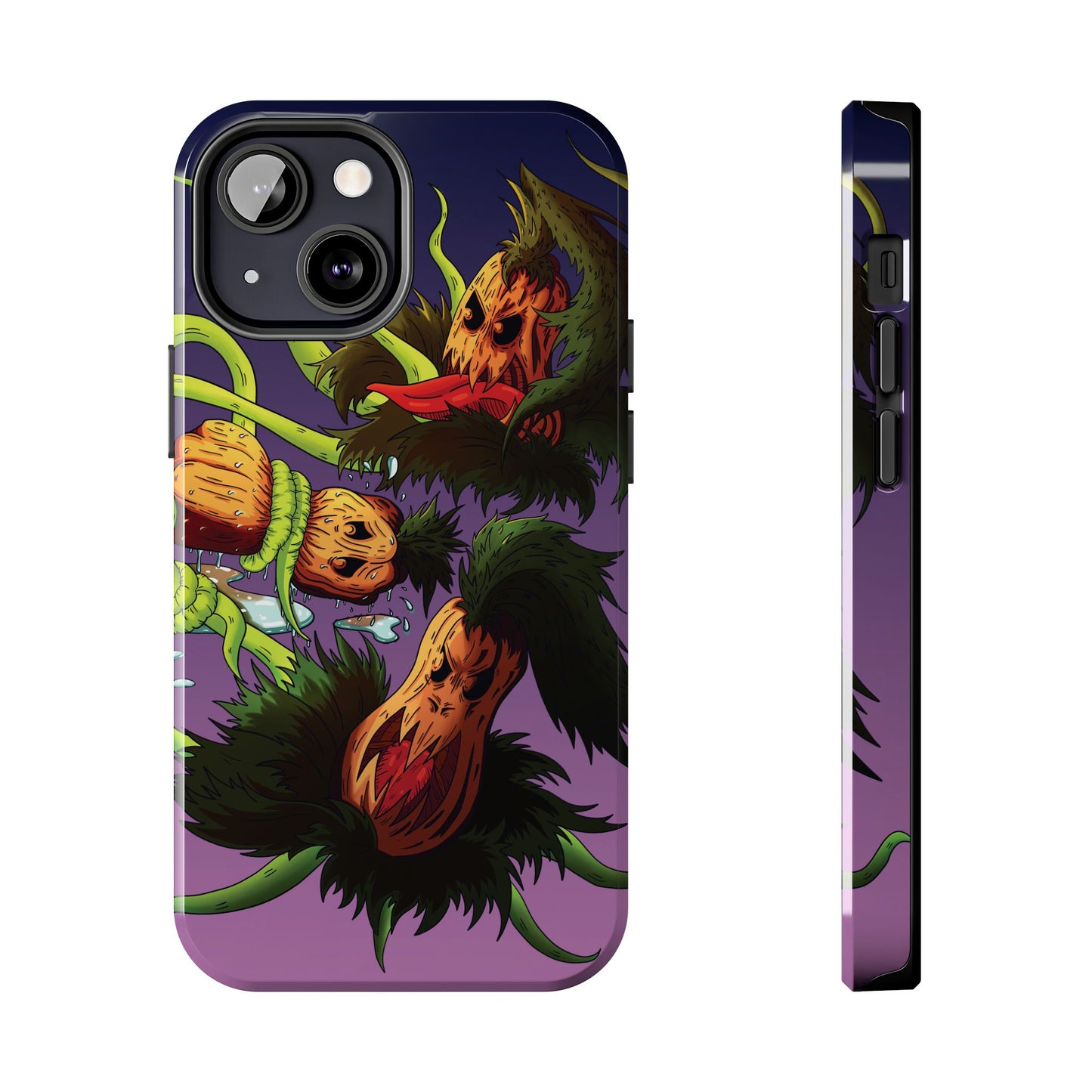 Pumpkin Gremvine Purple Gradient Tough Phone Case