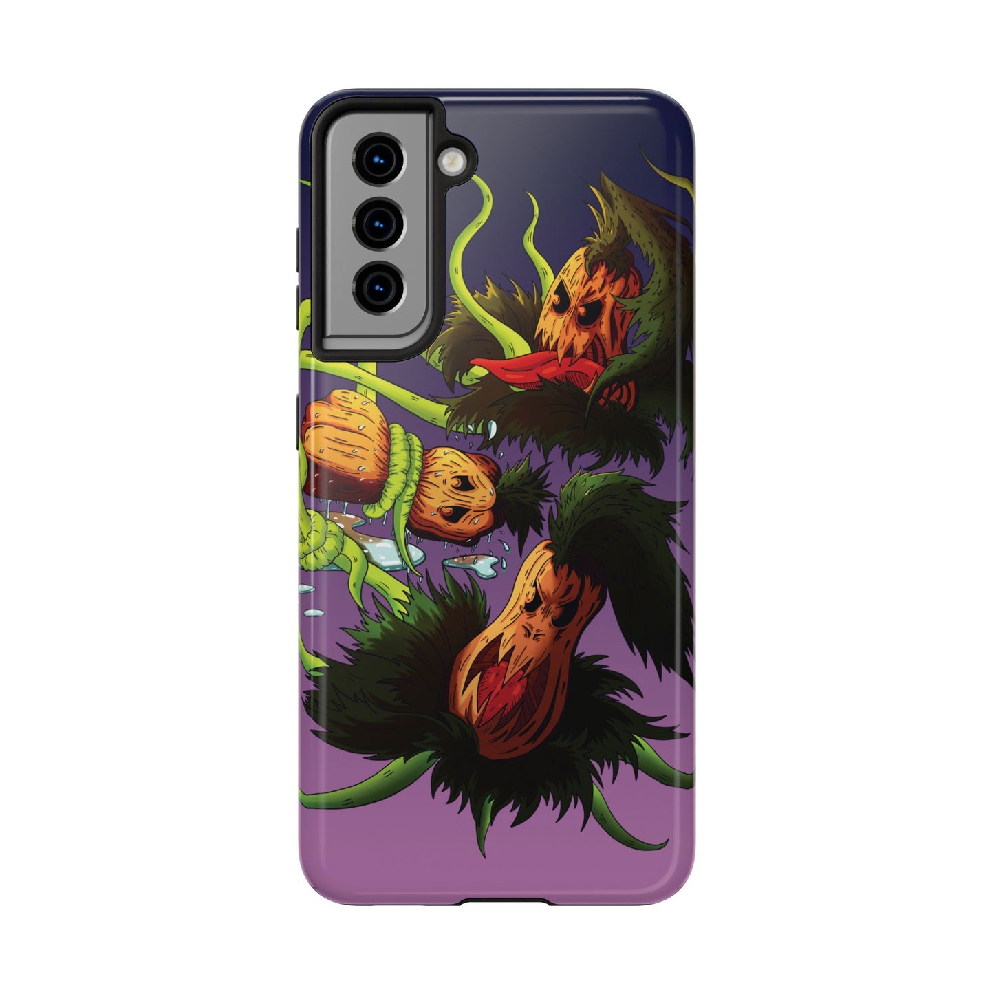 Pumpkin Gremvine Purple Gradient Tough Phone Case