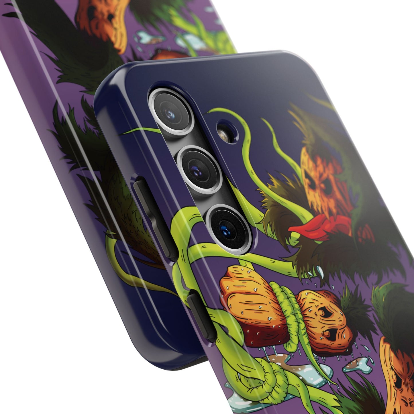 Pumpkin Gremvine Purple Gradient Tough Phone Case