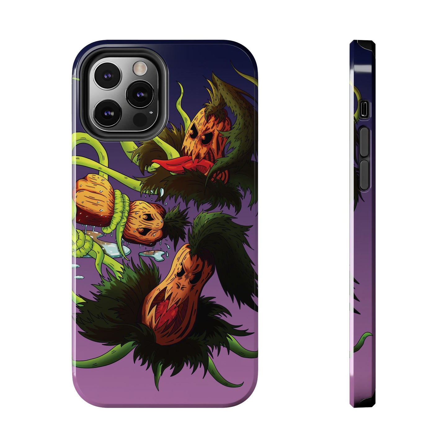 Pumpkin Gremvine Purple Gradient Tough Phone Case