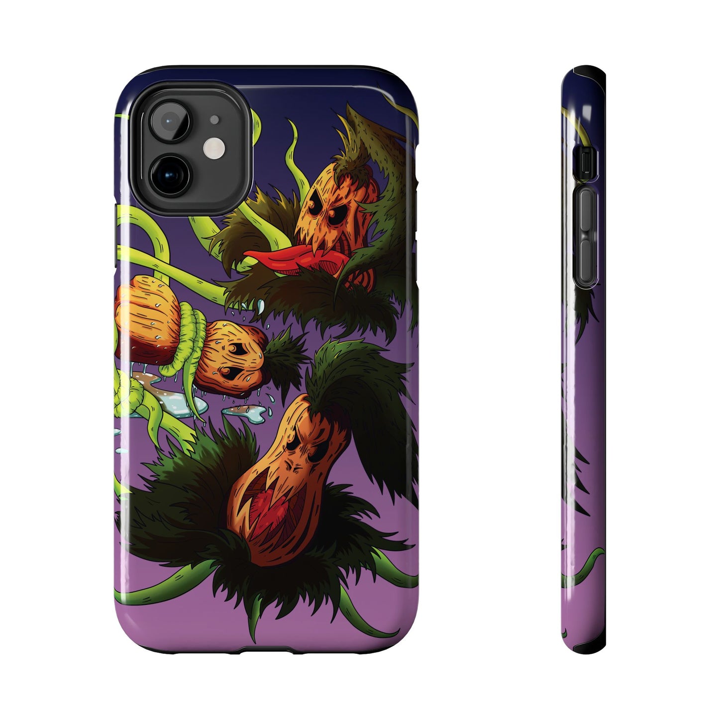 Pumpkin Gremvine Purple Gradient Tough Phone Case