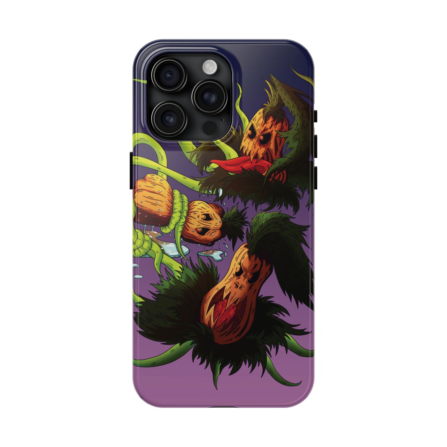 Pumpkin Gremvine Purple Gradient Tough Phone Case