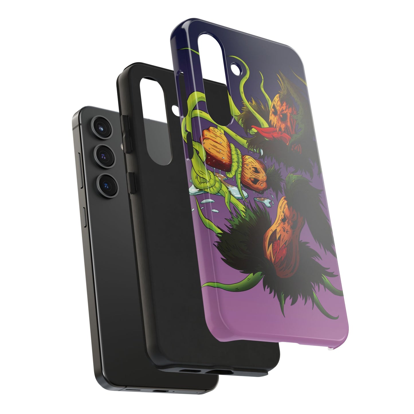 Pumpkin Gremvine Purple Gradient Tough Phone Case